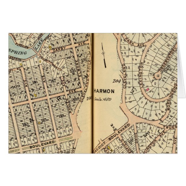 Harmon Park, New York 2 Hälsningskort (Framsidan Horizontal)