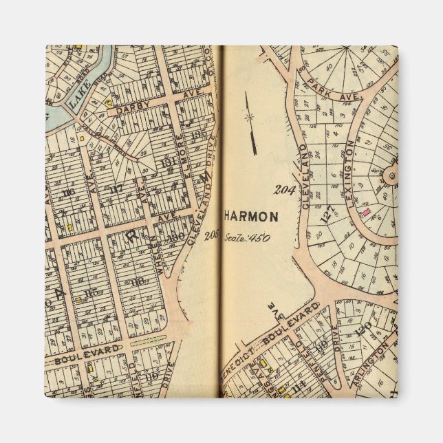 Harmon Park, New York 2 Magnet (Framsidan)