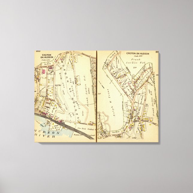 Harmon Park, New York Canvastryck (Framsida)