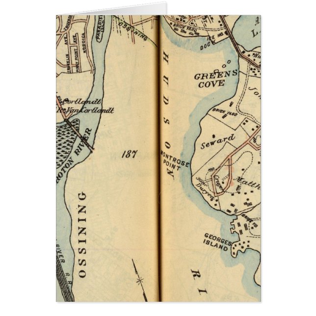 Harmon Park, New York Hälsningskort (Framsidan)