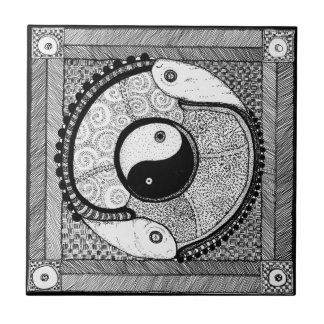 Harmoni belägger med tegel kakelplatta