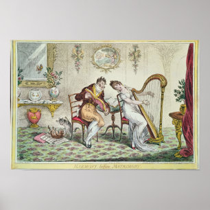 Harmoni för Matrimony, 1805 Poster