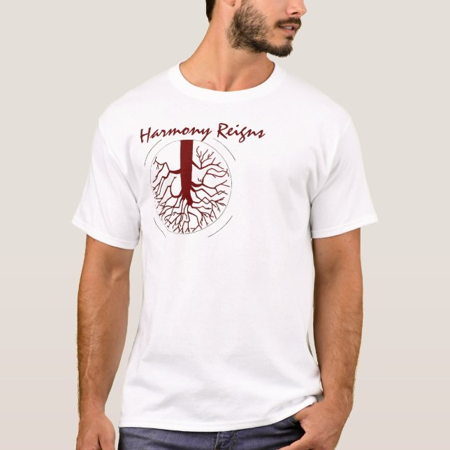 Harmoni härskar T-tröja Tee Shirt (Framsida)