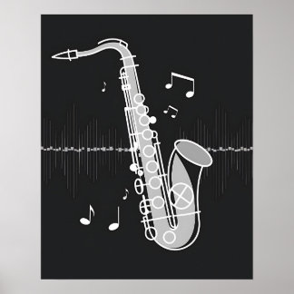 Harmoni i enkelhet: En modern, minimalistisk musik Poster