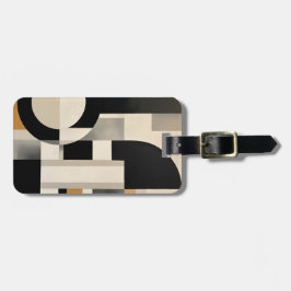 Harmoni i nyanser: Abstrakt komposition i svart oc Bagagebricka