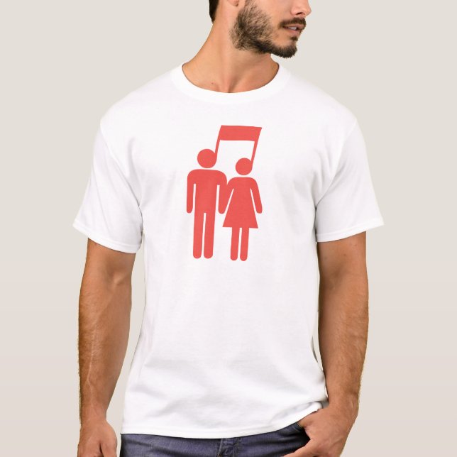 Harmoni i synkronisering t-shirt (Framsida)