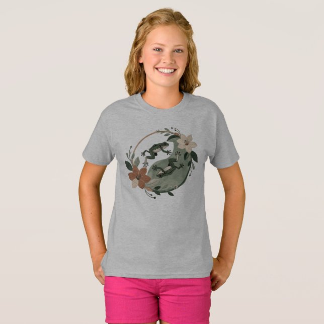 Harmoni i våtmarkerna – Fredfull natur  T Shirt (Hel framsida)