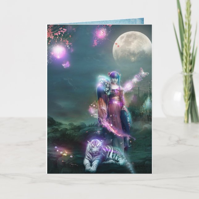 Harmoni kort för fabelhälsning (Framsida)