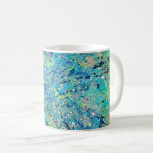 Harmoni Serie No. 1 – Resonans Abstrakt Kaffemugg