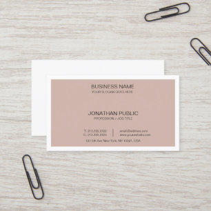 Harmonic Färg Company Artistic Plain Modern Chic Visitkort