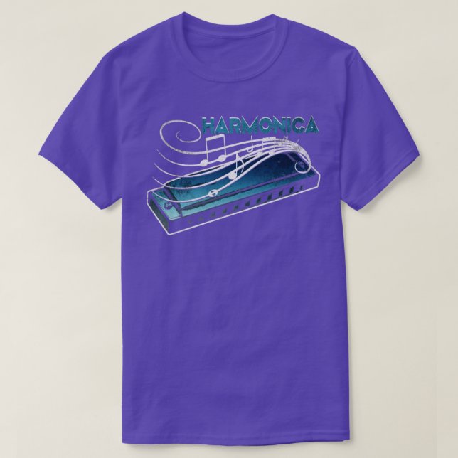 Harmonica18 T Shirt (Design framsida)