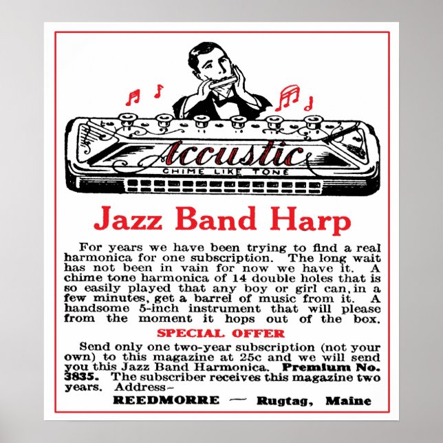 Harmonica Ad Poster (Framsidan)