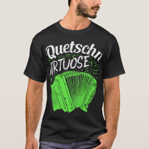 Harmonica Älskare Squeeze Virtuosis Styrian Harmon T Shirt
