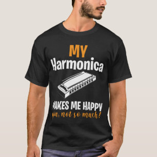 Harmonica blues musiker tur instrument t shirt