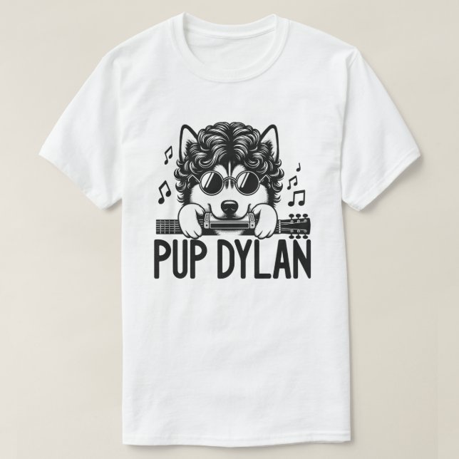 Harmonica Hound - Musical Legend Hund Tee (Design framsida)