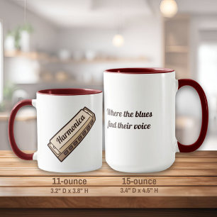 Harmonica Icon Mugg