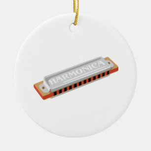 Harmonica Julgransprydnad Keramik