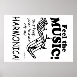 Harmonica känner musiken poster