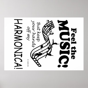 Harmonica känner musiken poster
