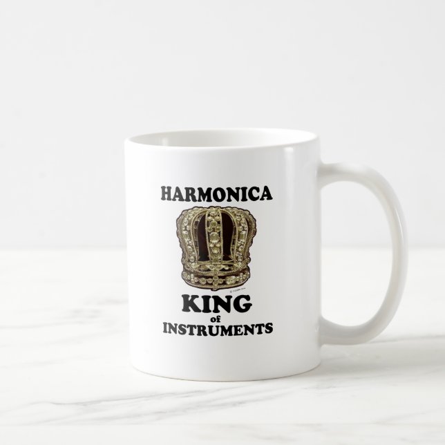Harmonica Kung of Instruments Kaffemugg (Höger)