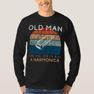Harmonica Maestro: Låt den gamle mannen kasta bort T Shirt
