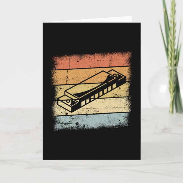 Harmonica Motif Kort (Framsida)