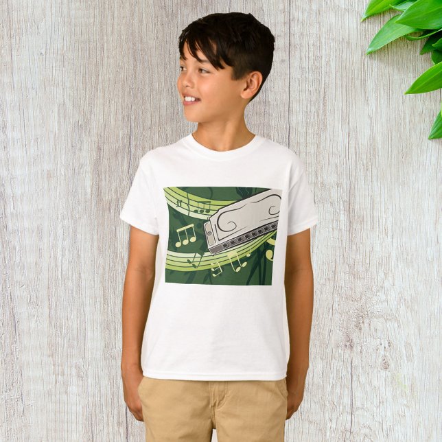 Harmonica Music T Shirt (Skapare uppladdad)