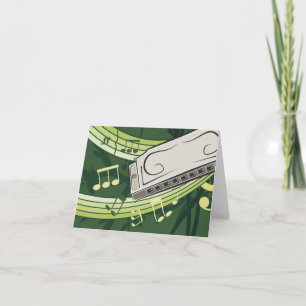 Harmonica Music Tack Kort
