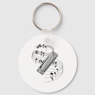 Harmonica Nyckelring