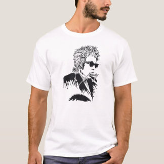 Harmonica och gitarr för Dylan klassikersten T-shirt