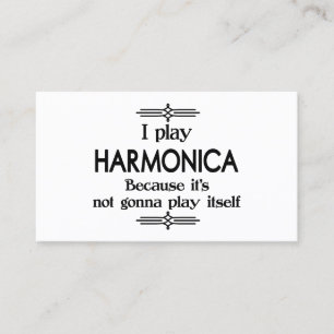 Harmonica - spela själv-snålt Deco Music Visitkort