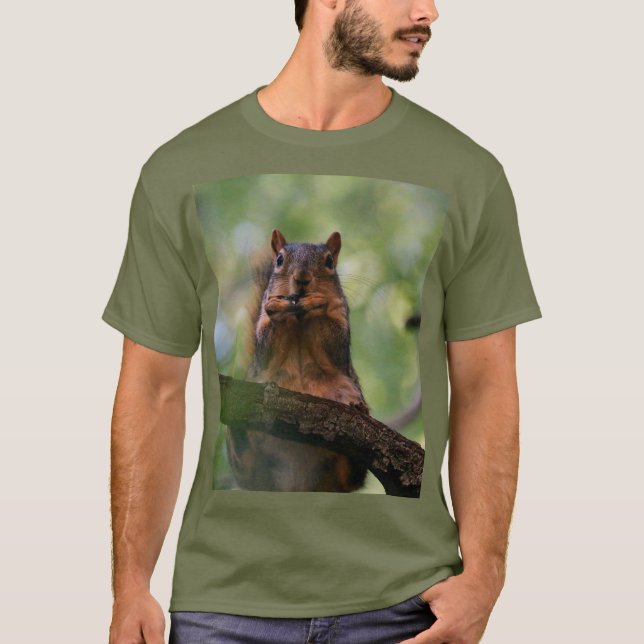 Harmonica Squirrel T-shirt (Framsida)