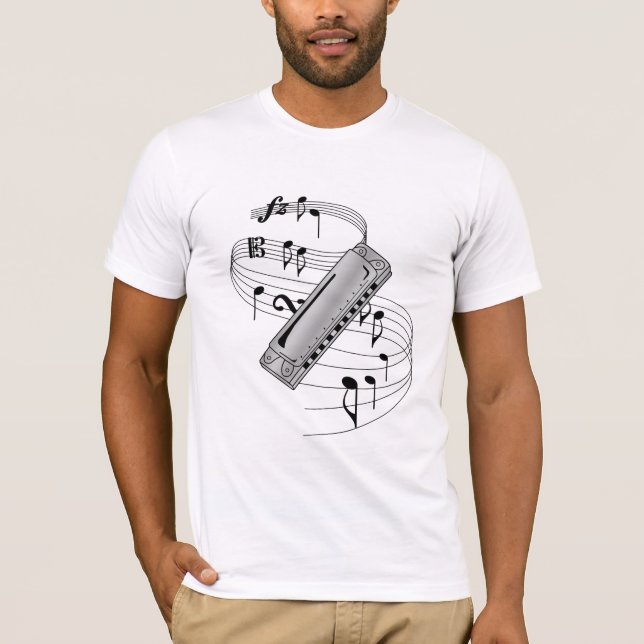 Harmonica T-shirt (Framsida)
