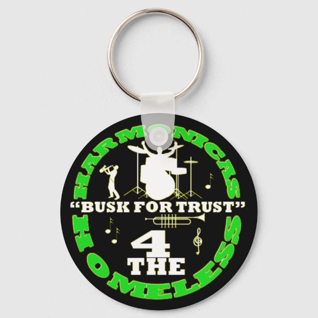 Harmonicas för de hemlösa nyckelring (Framsida)