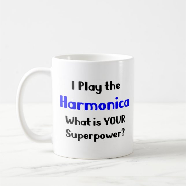 harmonicaspelare kaffemugg (Vänster)
