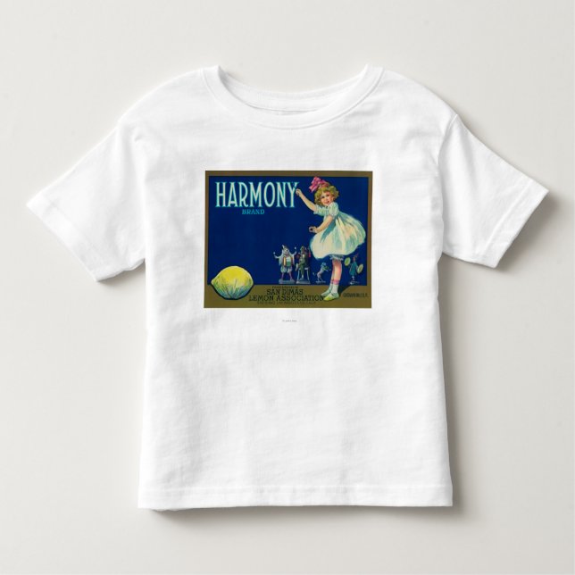 Harmonicitron LabelSan Dimas, CA Tee (Framsida)