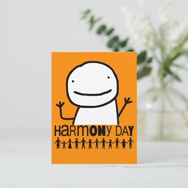 Harmonidagen 2026, Australien  Vykort (Stående Fram)