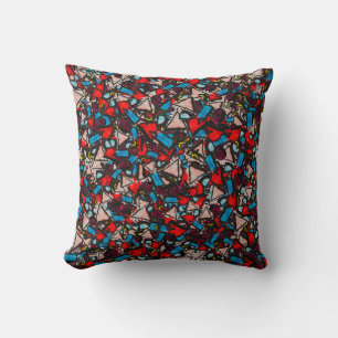 Harmonious Chaos Vibrant Abstract Design Kudde