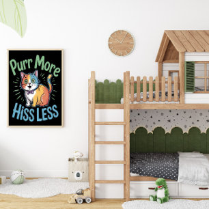 Harmonious Kattdjur Vibe Poster