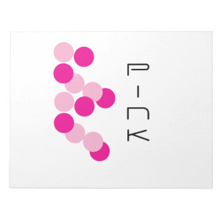 Harmonious Rosa Fusion Anteckningsblock