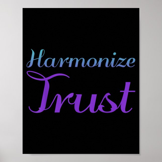 Harmonisera Förtroende Förebyggande Design Poster (Framsidan)