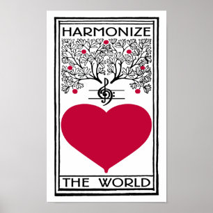 Harmonisera världen poster
