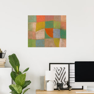 Harmoniserad region av Paul Klee Poster