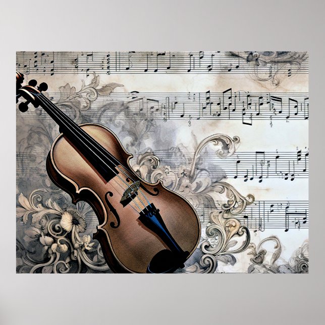 Harmoniserande teknik, musikalisk illustration, poster (Framsidan)