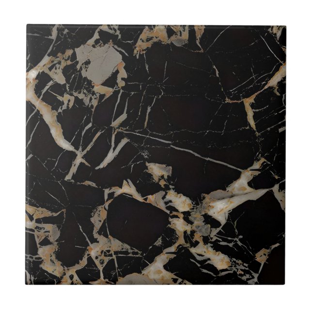 Harmoniserat blommönster av alhambra-plattor kakelplatta (Framsidan)