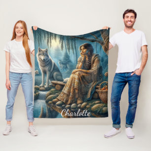 Harmonisering mellan inhemska indier och varger fleecefilt