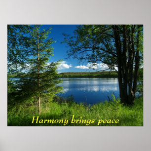 Harmonisering skapar fred poster