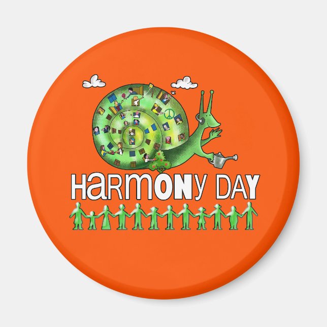 harmonisk dag magnet (Framsidan)