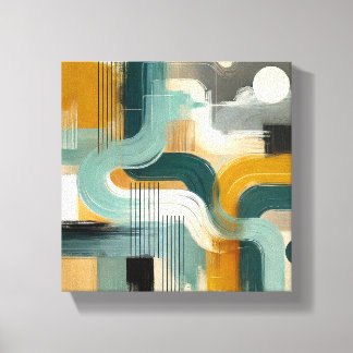 Harmonisk flöde canvastryck