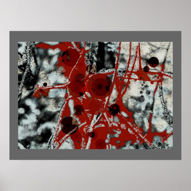 Harmonisk förvrängning - Abstrakten Poster (Framsidan)